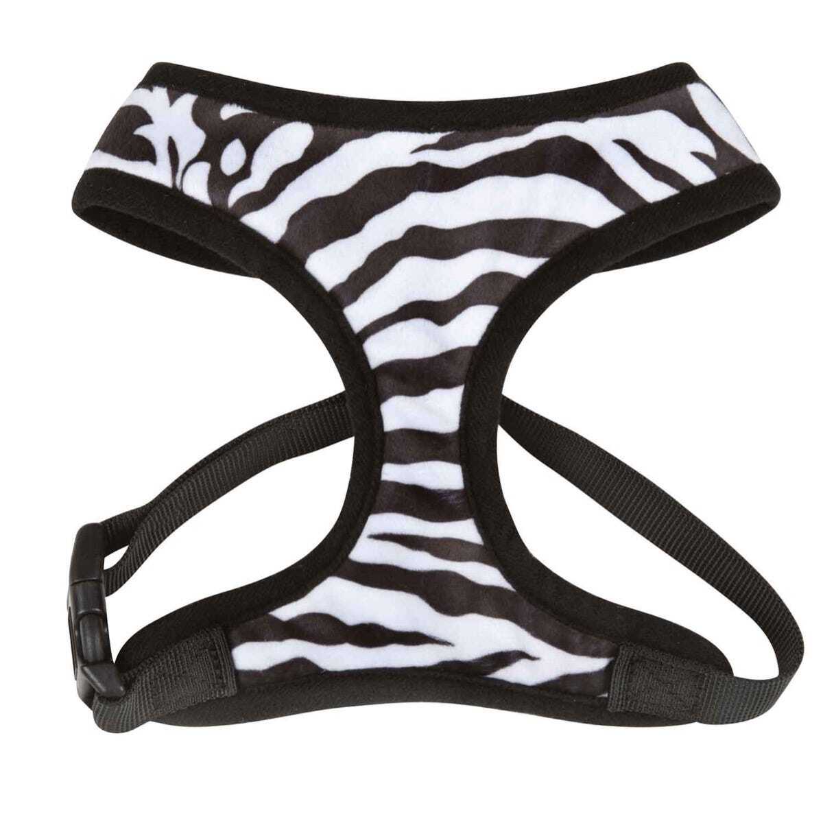 Casual Canine Plush Print Harnesses M Leopard