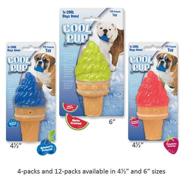 Cool Pup Ice Cream Cone Toy Packs Blue 1pk Mini Ice Cream Cone