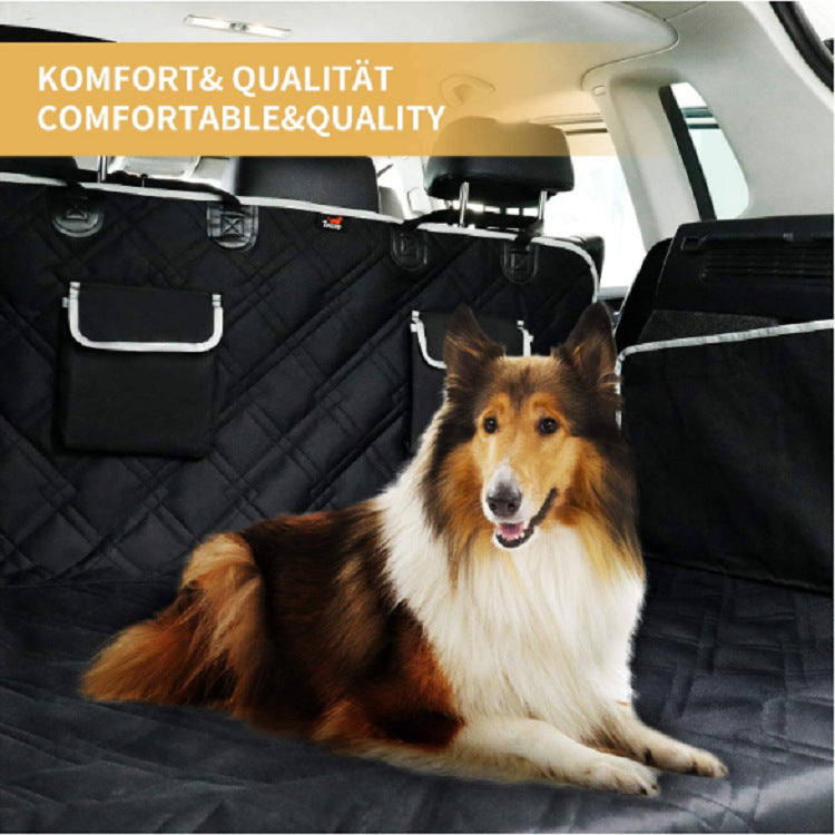 SUV Special Car Pet Trunk Mat Dog Going Out Car Anti-Dirty Cushion With Storage Bag